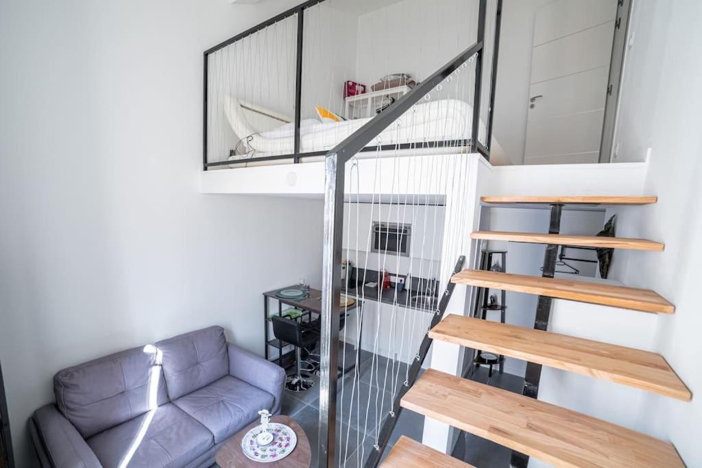 Leilighet Petit Duplex - Nouveau Duplex Avec Wifi Et Clim Pour 2 Antibes